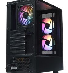 Dark DKCHGT400 400W 3×12 cm FRGB Fanlı USB 3.0 Akrilik Yan Panel Mesh Ön ATX Oyuncu Kasası