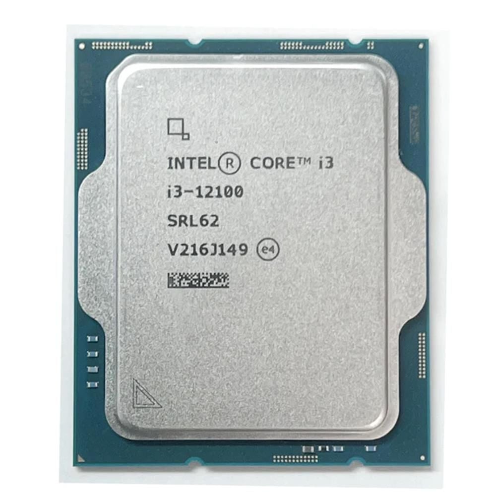 Intel Core i3‑12100 12. Nesil Alder Lake 4 Çekirdek 8 İş Parçacığı 3.3 GHz (Turbo 4.3 GHz) 12 MB L3 Önbellek 60 W TDP LGA 1700 TRAY Intel UHD Graphics 730 Kutusuz İşlemci