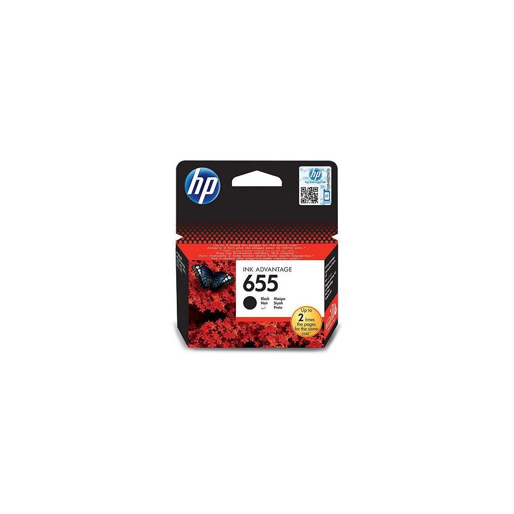HP 655 Siyah (Black) Orijinal Mürekkep Avantajlı Kartuş (CZ109AE)