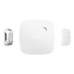 Ajax FireProtect Plus Beyaz - Akıllı Karbonmonoksit, Isı ve Duman Dedektörü