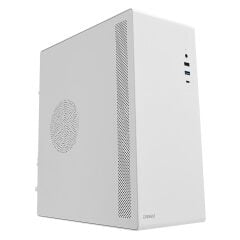 Everest K250 PEAK 250W MICRO PSU Beyaz USB3.0+USB2.0+TYPE-C+HD AUDIO Kompakt Mid-T PC Kasası