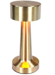 S-link SL-M9066 Aurora 1800mAh Bataryalı Dokunmatik Dekoratif Masa Lambası - 60 Lümen, 3 Renk Modu (Gold)