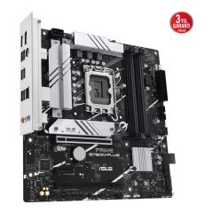 ASUS PRIME B760M-PLUS Intel B760 LGA1700 DDR5 7200MHz (OC) M.2 mATX Anakart