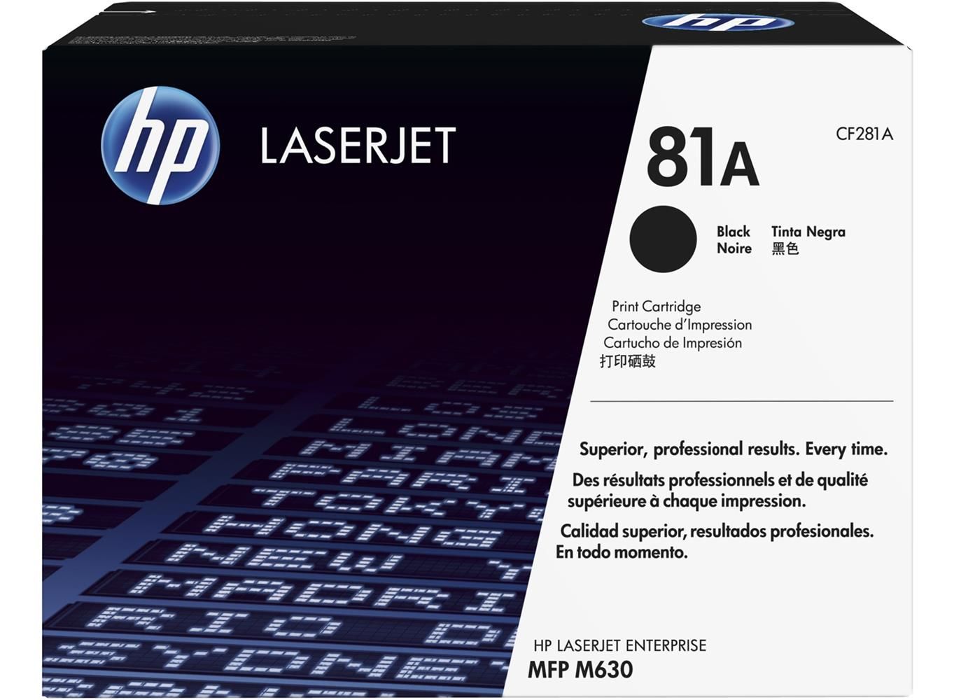 HP 81A Siyah Orijinal LaserJet Toner Kartuşu (CF281A)