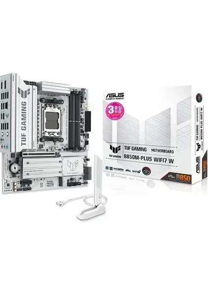 Asus TUF GAMING B850M-PLUS WIFI7 AMD AM5 DDR5 8000 DP HDMI 3xM2 USB3.2 mATX