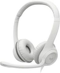 Logitech H390 Beyaz 981-001286 Gürültü Engelleyici Mikrofonlu USB Kablolu Ofis ve Multimedya Kulaklığı