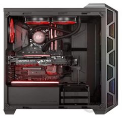 Cooler Master MasterCase H500 Mesh Akrilik Panel Tempered Glass 2x200 mm ARGB Fanlı Mid‑Tower Kasa