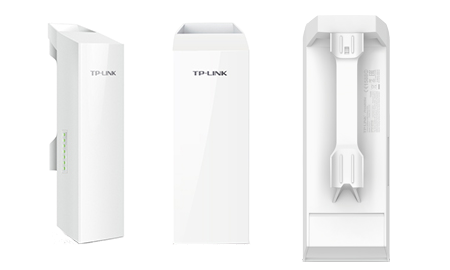 TP‑LINK CPE220 2.4 GHz 300 Mbps 12 dBi 24V PoE Dış Mekan Access Point (5 km Menzil, PTP/PTMP, Weatherproof) – Siyah