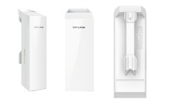 TP‑LINK CPE220 2.4 GHz 300 Mbps 12 dBi 24V PoE Dış Mekan Access Point (5 km Menzil, PTP/PTMP, Weatherproof) – Siyah
