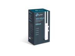 TP‑LINK Omada EAP110‑Outdoor 2.4 GHz 2×2 MU‑MIMO 300 Mbps 802.11n 10/100 Mbps Dış Mekân Access Point (Pasif 24 V PoE Adaptörlü)
