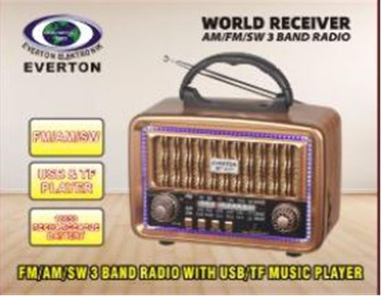 Everton RT-683 Bluetooth USB Micro SD FM Destekli Nostaljik Radyo Ses Sistemi