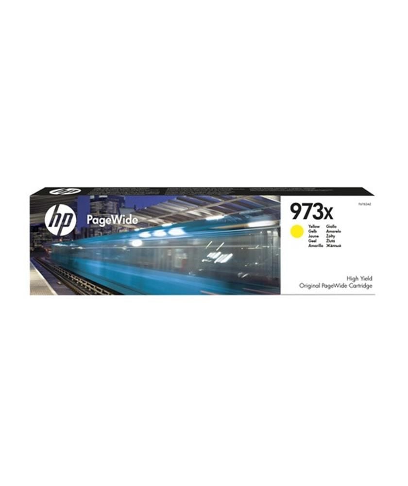 HP 973X Yellow (Sarı) Yüksek Kapasite PageWide Orijinal Mürekkep Kartuşu (F6T83AE)