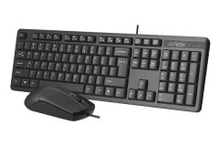 A4Tech KR-3330S Air2 2.4GHz Kablosuz Türkçe Q Klavye + Mouse Set Siyah