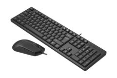 A4Tech KR-3330S Air2 2.4GHz Kablosuz Türkçe Q Klavye + Mouse Set Siyah