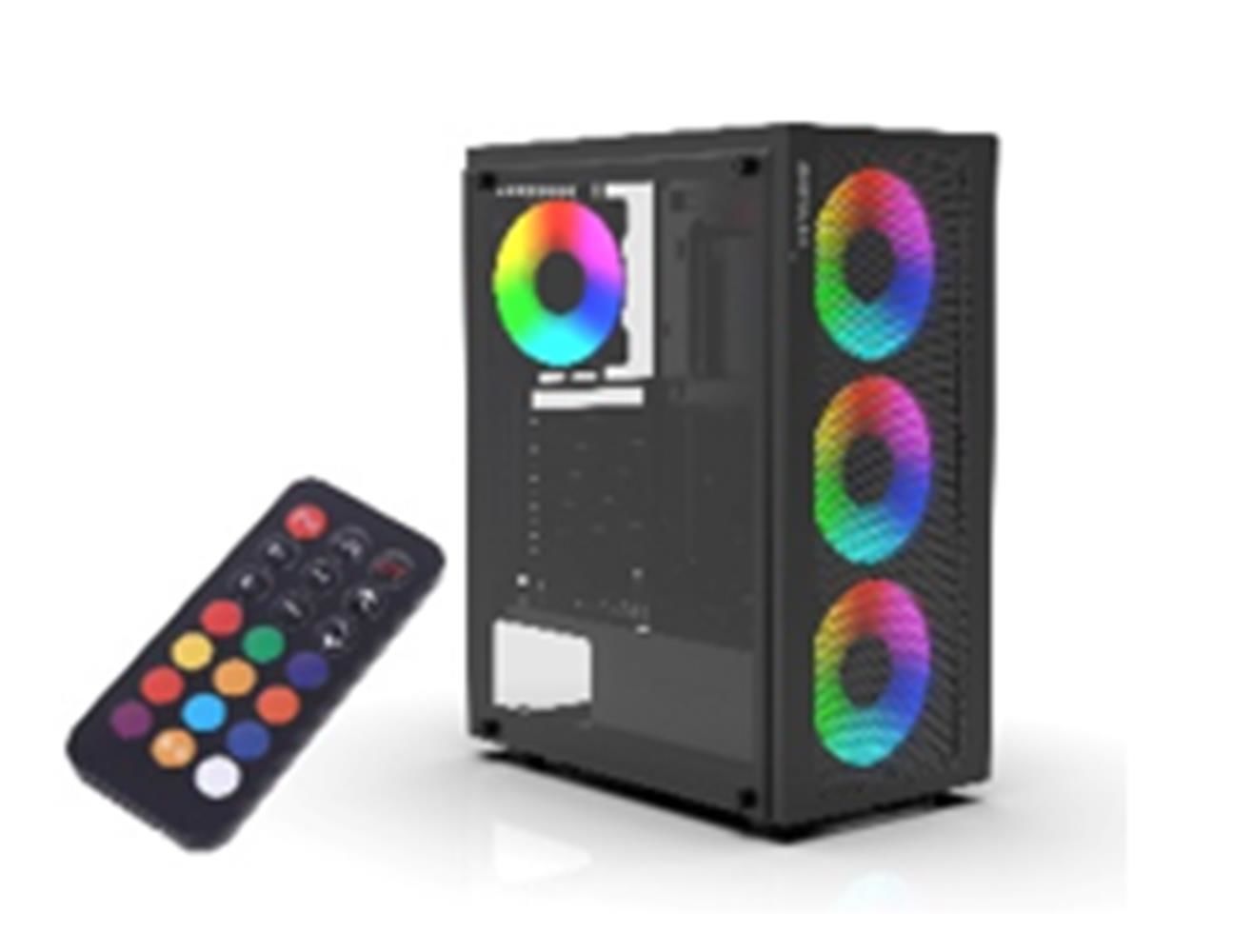 Inca EMG-15XN 4x120mm Kumandalı ARGB Fan Gaming Computer Case