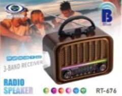 Everton RT-676 Bluetooth, USB, Micro SD Destekli Şarjlı Nostaljik Tasarım Taşınabilir Radyo