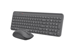 A4Tech FG3300 Air2 Silent 2.4GHz Kablosuz Türkçe Q Klavye + Mouse Set Gri (2000 DPI)