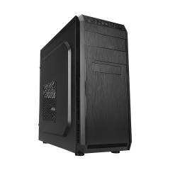 Everest 318B 300W Peak Siyah Metal Panel ATX Mid-Tower Bilgisayar Kasası