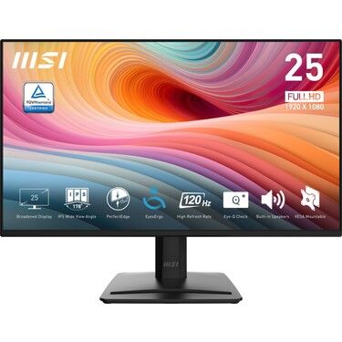 MSI 24.5'' Pro MP252 E2 Flat IPS 1ms Adaptıve-Sync Siyah FHD Monitör