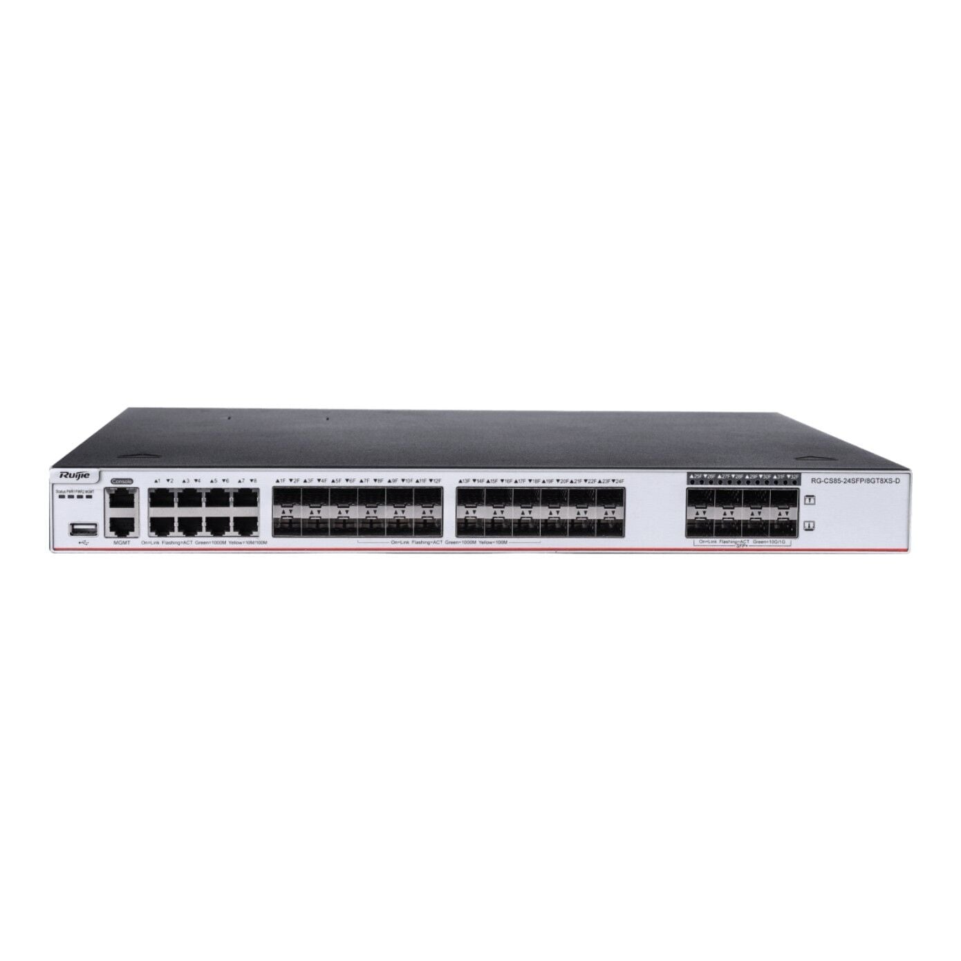 RUIJIE RG-CS85-24SFP/8GT8XS-D 24GExSFP, 8GE Combo, 8x10G SFP+ L3 Yönetil