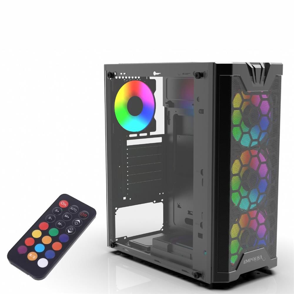 Inca EMG-15XB Kumandalı 4x120mm ARGB Fan Gaming Computer Case