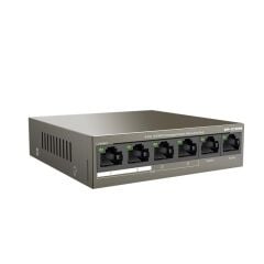 IP-COM F1106P-4-63W 4 PORT 10/100+2X10/100 UPLINK METAL KASA 58W POE SWITCH