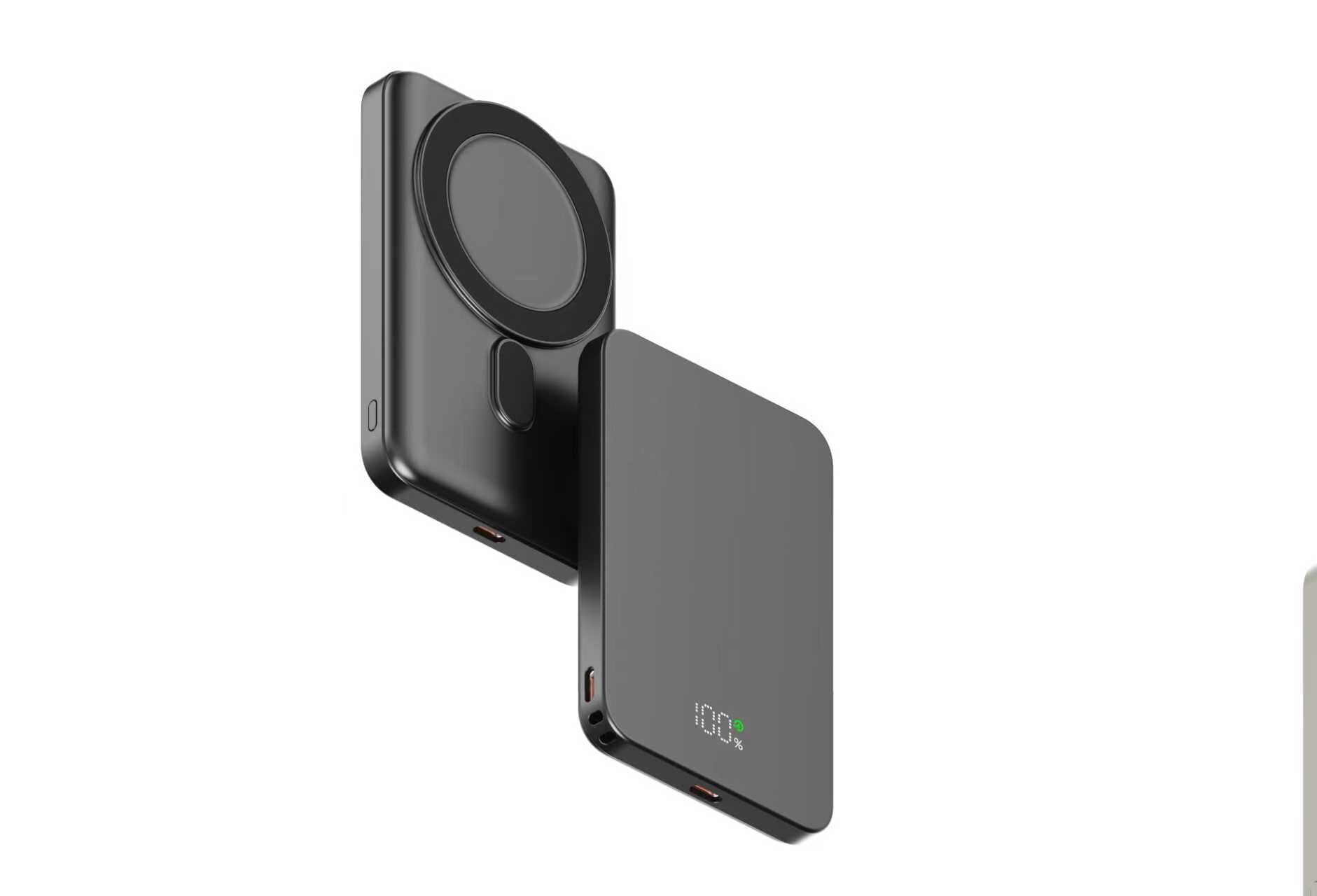 Snapron SNP-3020 Slim PD 22.5W Hızlı Şarj Lcd Ekran Magsafe 5000 mAh Powerbank