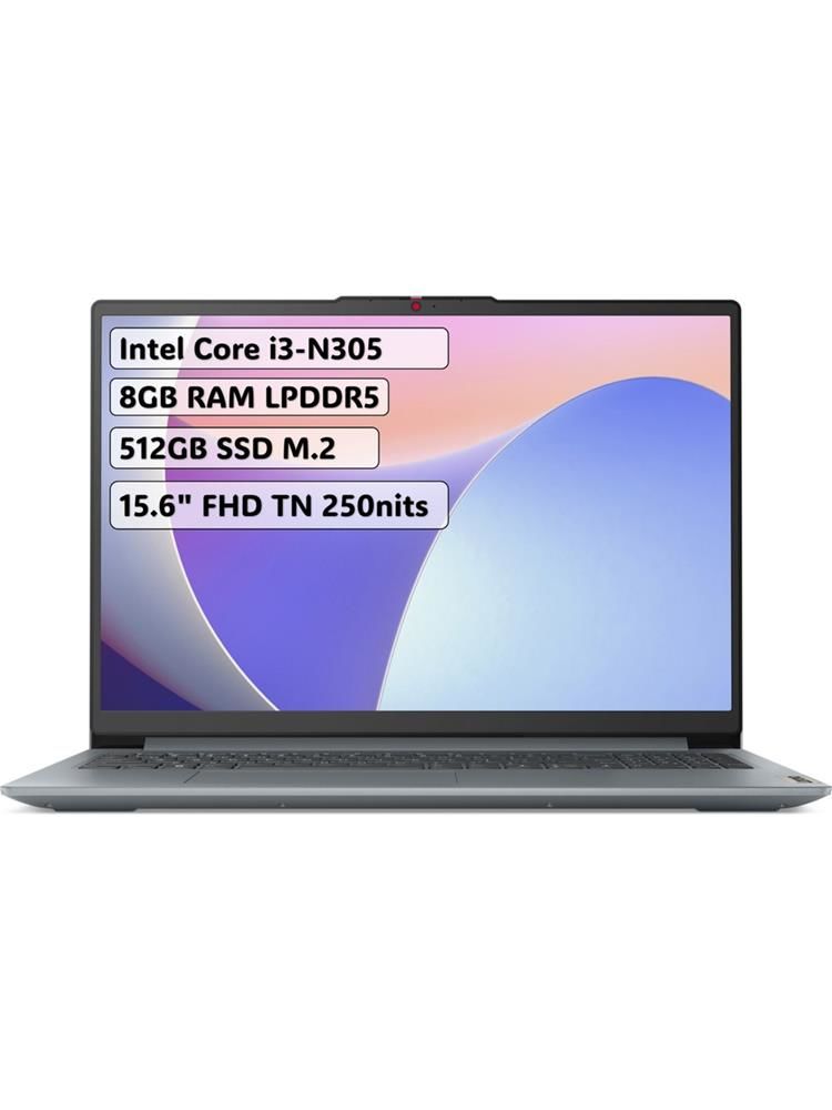 Lenovo IdeaPad Slim 3 82XB00B4TX i3-N305 8GB 512GB SSD UHD Graphics 15.6'' Full HD FreeDOS Notebook