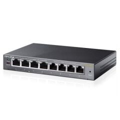 TP-LINK TL-SG108PE 8 Port Gigabit 10/100/1000 Mbps Yönetilebilir PoE Switch, 4 PoE Port, Rack/Uygun, Küçük Ofis ve İşletmeler İçin