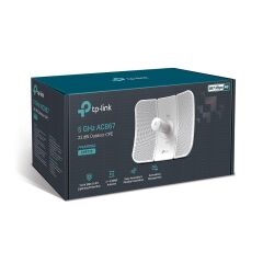 TP‑LINK CPE710 5 GHz 867 Mbps (802.11ac) 23 dBi Yönlü Antenli Outdoor CPE Access Point/Bridge – IP65 Hava Koşullarına Dayanıklı, 15 kV ESD & 6 kV Yıldırım Koruma, Pasif PoE ile 30 km PTP/PTMP