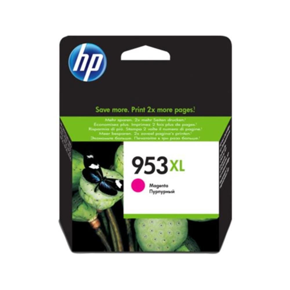 HP 953XL Macenta (Magenta) Yüksek Kapasiteli Orijinal Mürekkep Kartuşu (F6U17AE)