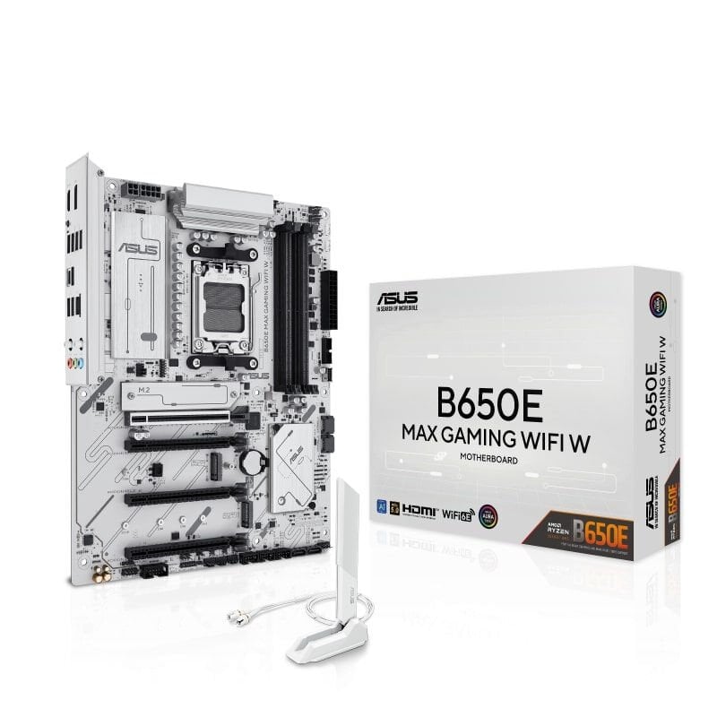 ASUS ROG Strix B650E-A Gaming WIFI White AMD B650 AM5 DDR5 6400MHz(OC) ATX Anakart