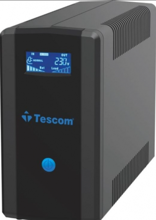 Tescom Leo 1500VA 1F/1F 2x9Ah LCD Line Interactive Kesintisiz Güç Kaynağı UPS