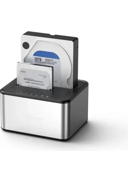 Codegen 2.5/3.5 Sata SSD 2x20TB Disk Yuvalı Dual Raid HD SSD Kutusu CDG-HDC-35DUO