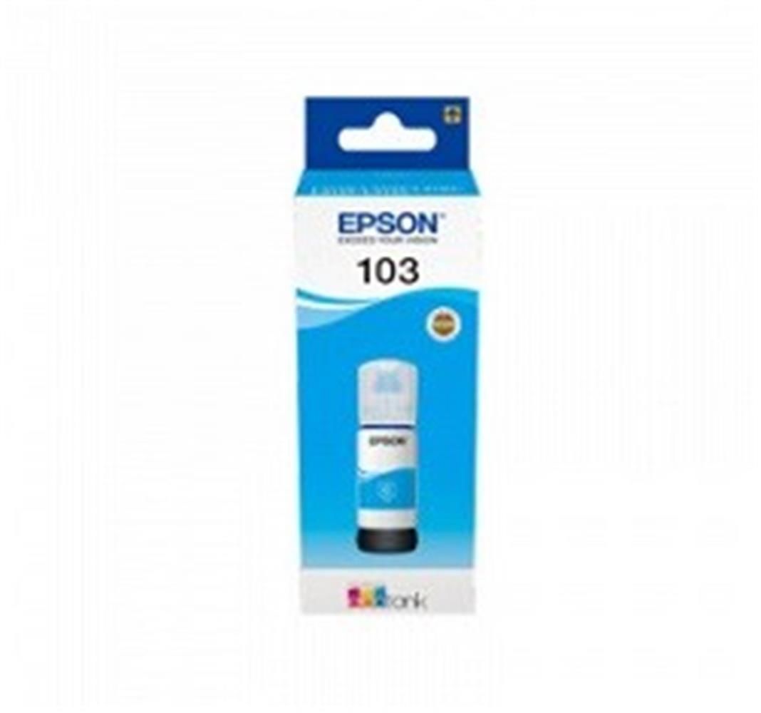 Epson 103 Cyan Mavi Şişe Mürekkep T00S24A - L1210 / L3210 / L3250 / L5290