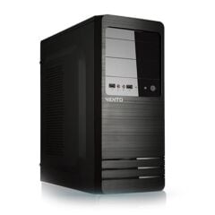 VENTO VS114F PEAK 400W 1X80MM FAN USB 3.0 ATX Tower Siyah Piano‑Black Ön Panel Midi‑Tower Kasa