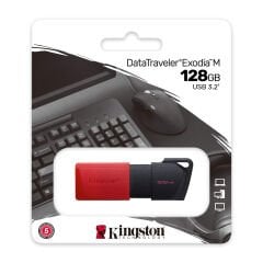 Kingston DataTraveler Exodia M 128GB USB 3.2 Gen 1 Flash Bellek DTXM/128GB