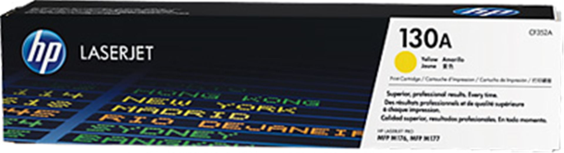 HP 130A Yellow (Sarı) Orijinal LaserJet Toner Kartuşu (CF352A) - Color LaserJet Pro M176n / M177fw Serisi Uyumlu