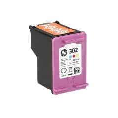 HP 302 Üç Renkli (Tri-color) Orijinal Mürekkep Kartuşu (F6U65AE)