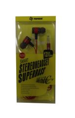 Megatech Papada PA200 Kırmızı Kablolu Mikrofonlu Kulak İçi Kulaklık