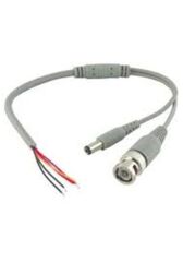 Seenergy Hazır BNC ve Power DC Jack (5.5mm x 2.1mm) 30cm Kamera Bağlantı Kablosu 10'lu Paket