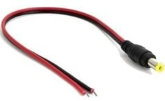Seenergy DC Power Jack Kablolu Güç Konnektörü 5.5mm x 2.1mm 30cm 10'lu Paket