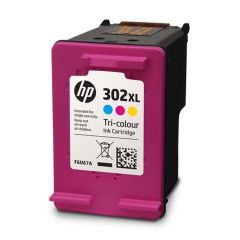 HP 302XL Üç Renkli (Tri-color) Orijinal Yüksek Kapasiteli Mürekkep Kartuşu (F6U67AE)