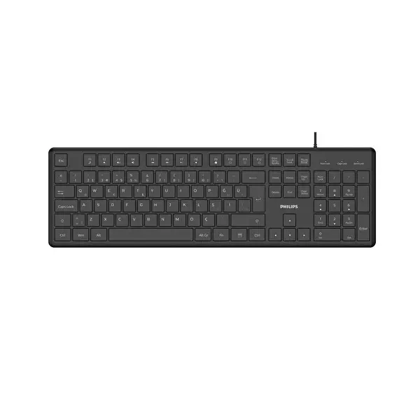 Philips SPK6248B Kablolu Türkçe Q Klavye&Mouse Set Siyah