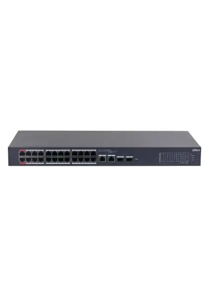 DAHUA CS4226-24ET-240 24 PORT 10/100 POE PORT + 2XGIGABIT RJ45/2XSFP COMBO YÖNETİLEBİLİR RACKMOUNT SWITCH