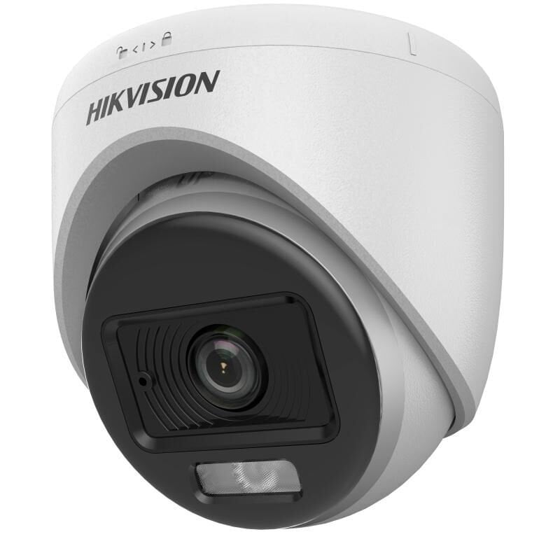 Hikvision DS-2CE70DF0T-LPFS 2 MP ColorVu Dual Light Dahili Mikrofonlu 2.8mm Sabit Lens Dome Analog HD Kamera
