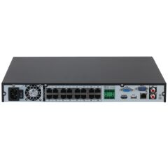 Dahua NVR4216-16P-4KS3 16 Kanal 16 Port PoE 4K H.265+ NVR Kayıt Cihazı (2x SATA 32TB Destekli)
