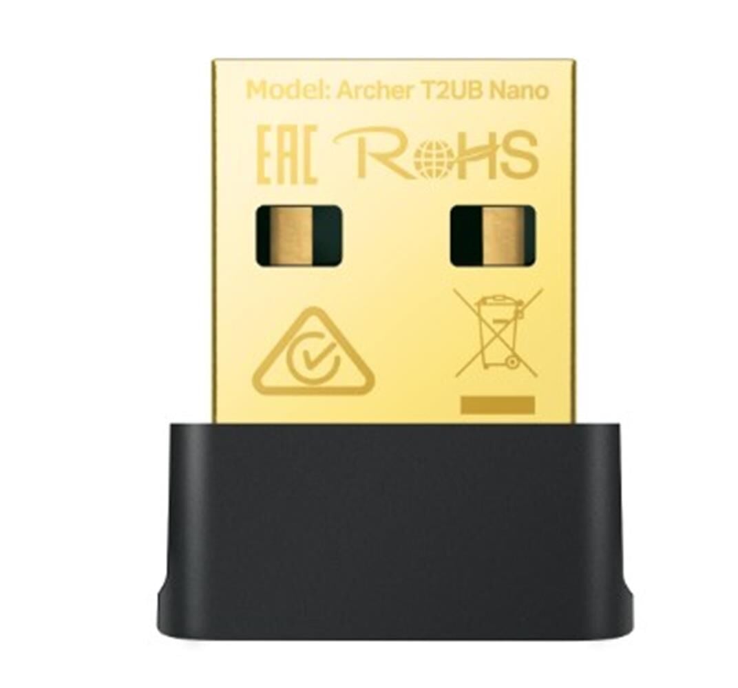TP-Link Archer T600UB Nano AC600 600 Mbps Dual Band 2.4GHz + 5GHz Kablosuz Wi-Fi + Bluetooth 4.2 USB Adaptör