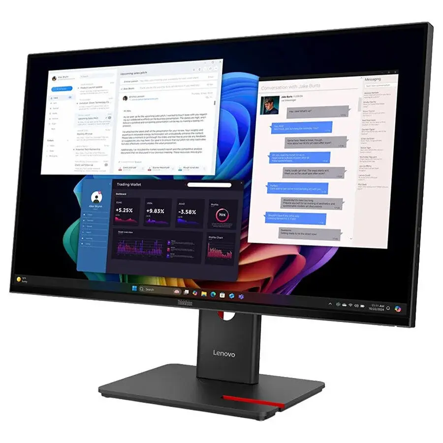 Lenovo T24D-40 64B9GAT1TK 23.8'' Pivot Monitör 4ms 48Hz - 120Hz