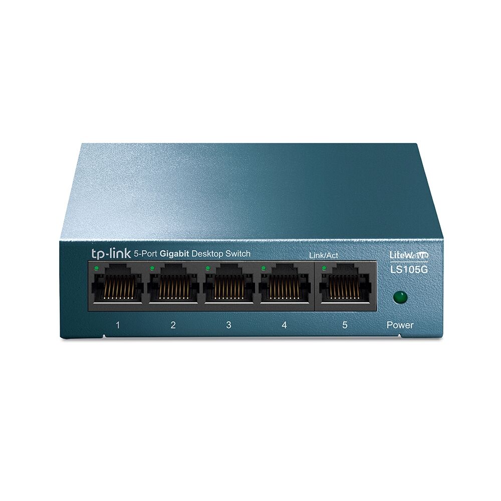 TP-Link LiteWave LS105G 5-Port Gigabit Masaüstü Yönetilemez Metal Switch